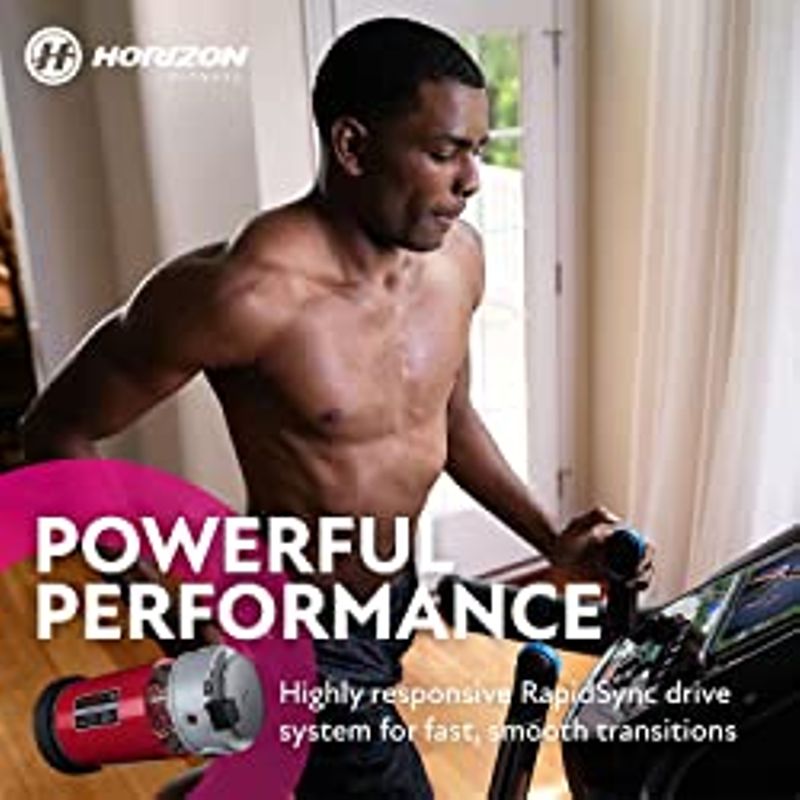 Horizon Fitness 7.4 at Studio Series Smart Treadmill with Bluetooth and Incline, Heavy Duty Folding Treadmill 350 lbs Weight Capacity,...