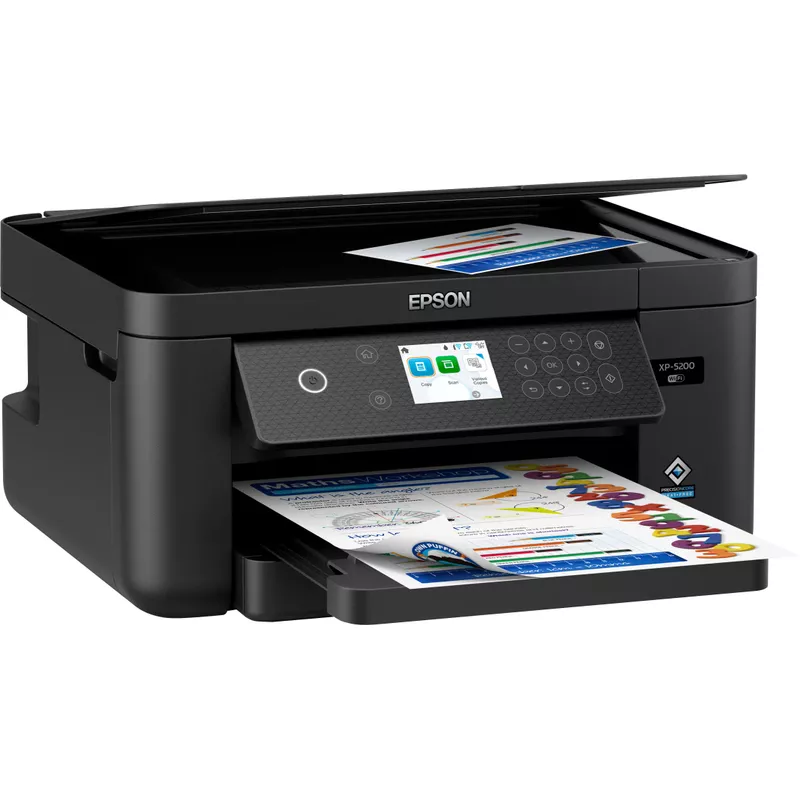 Epson - Expression Home XP-5200 All-in-One Inkjet Printer - Black