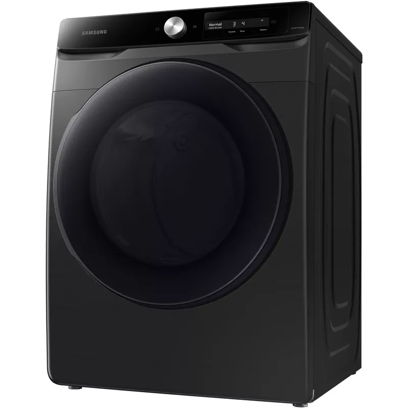 Samsung 7.5-Cu. Ft. Smart Dial Electric Dryer with Super Speed Dry, Brushed Black