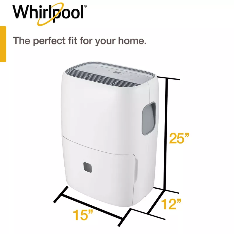 Whirlpool 50 Pint Dehumidifier with Pump