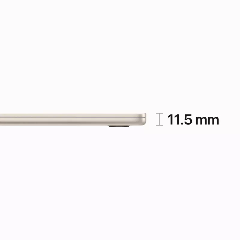 Apple - MacBook Air 15" Laptop - M2 chip - 8GB Memory - 512GB SSD (Latest Model) - Starlight
