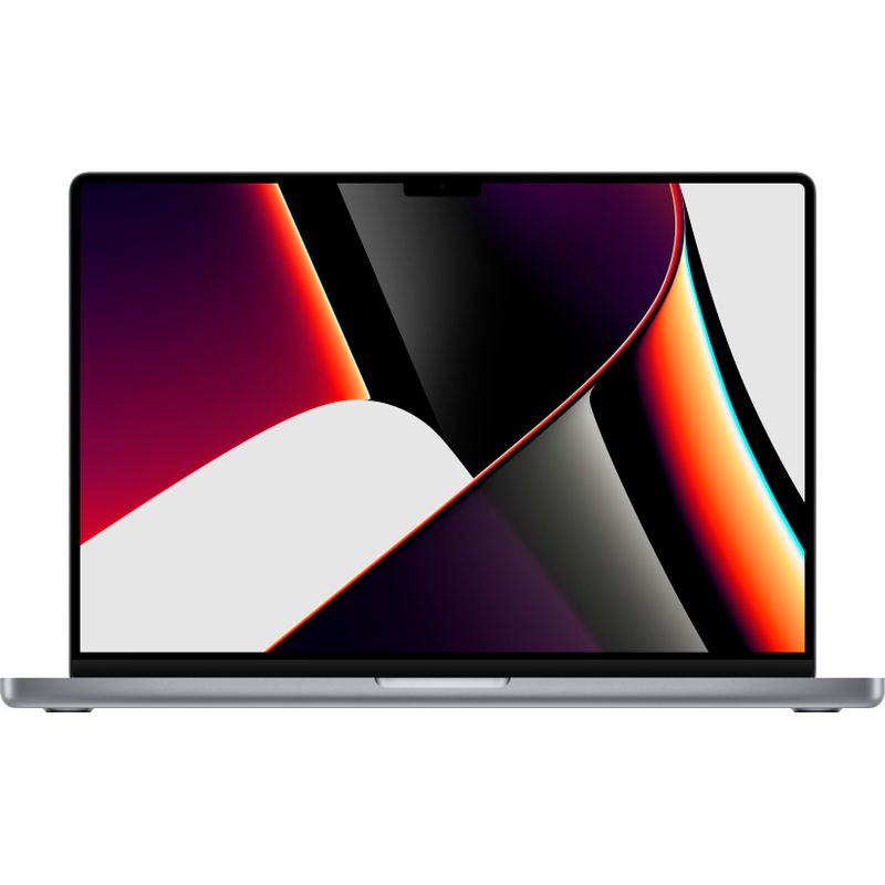 Front Zoom. MacBook Pro 16" Laptop - Apple M1 Pro chip - 16GB Memory - 512GB SSD - Space Gray
