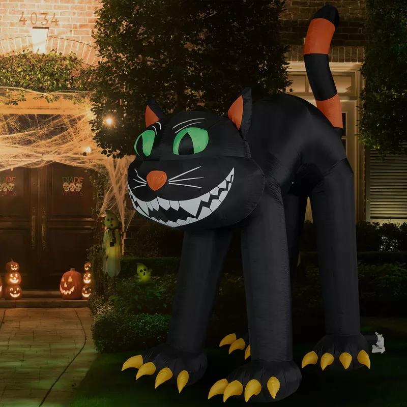 10-ft. Prelit Inflatable Black Cat