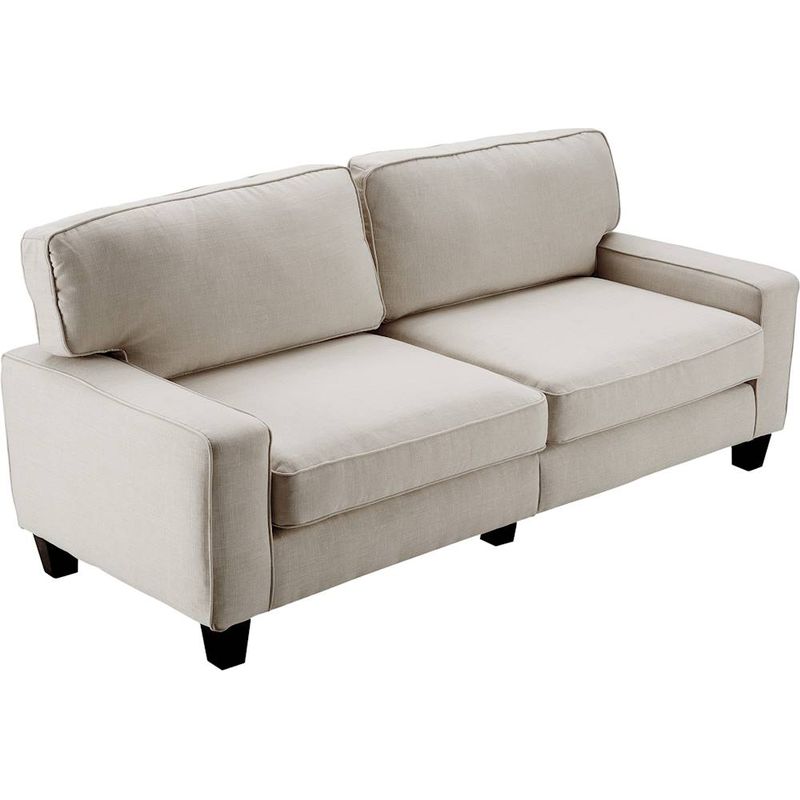 Alt View Zoom 11. Serta - Palisades Modern 3-Seat Fabric Sofa - Light Gray