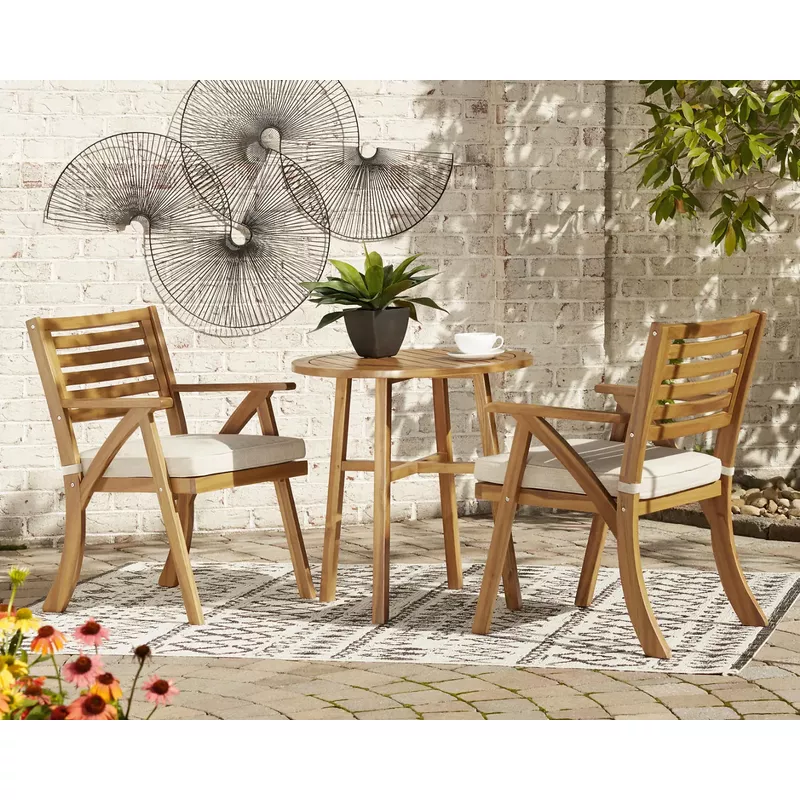 Vallerie Chairs with Cushion/Table Set (3/CN)