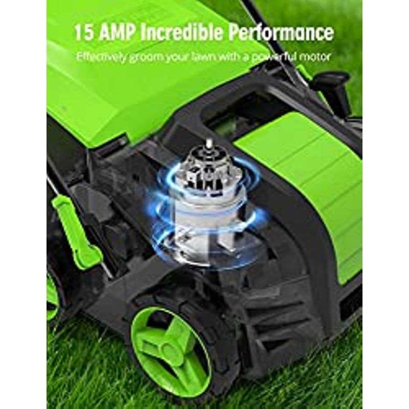 Rent to own (2023 Upgraded) SWIPESMITH 16 15 Amp Electric Dethatcher