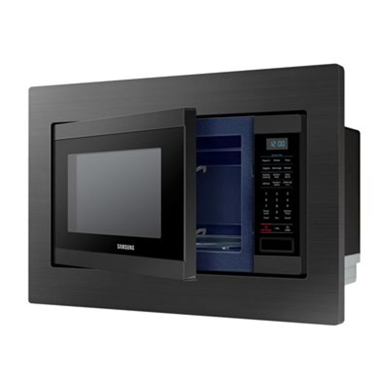 Samsung 1.9 Cu. Ft. Fingerprint Resistant Black Stainless Steel Countertop Microwave For Built-in Application