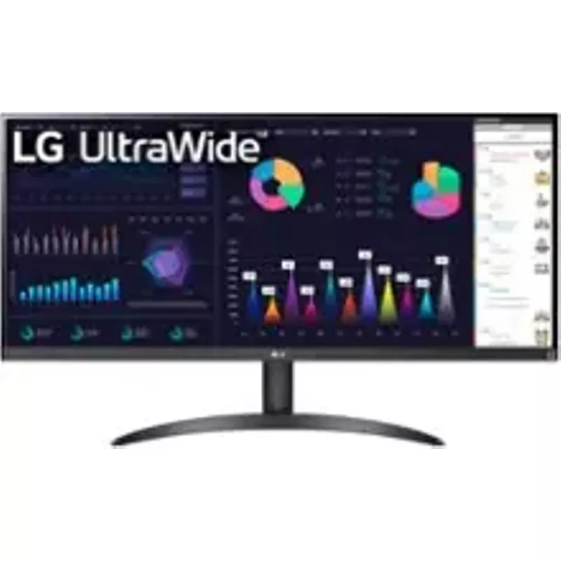 LG - 34" IPS LED UltraWide FHD AMD FreeSync Monitor with HDR (HDMI, DisplayPort) - Black