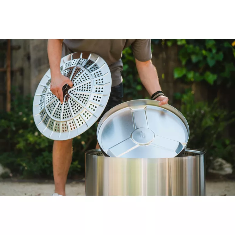 Solo Stove - Yukon + Stand & Shelter 2.0 Bundle - Stainless Steel