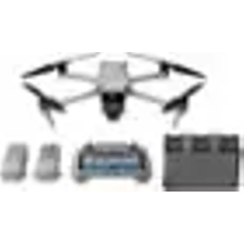 DJI - Air 3 Fly More Combo Drone and RC 2 Remote Control with Built-in Screen - Gray