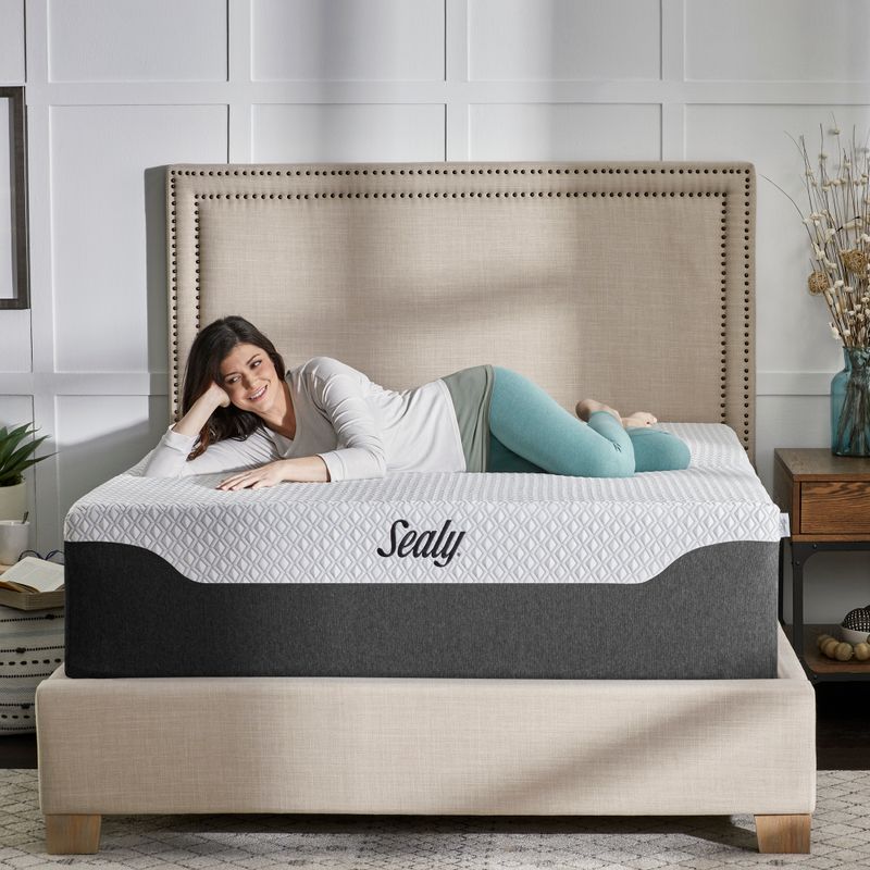 Sealy 14 Hybrid Full Mattress-in-a-Box with Cool & Clean Cover