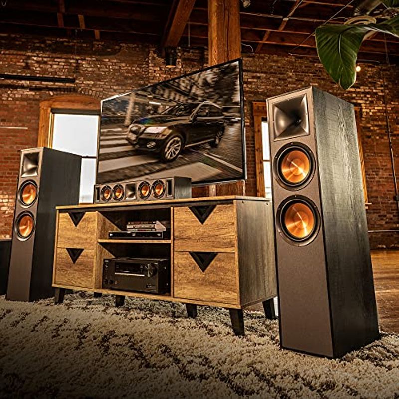 Klipsch R-620F Floorstanding Speaker with Tractrix Horn Technology | Live Concert-Going Experience in Your Living Room