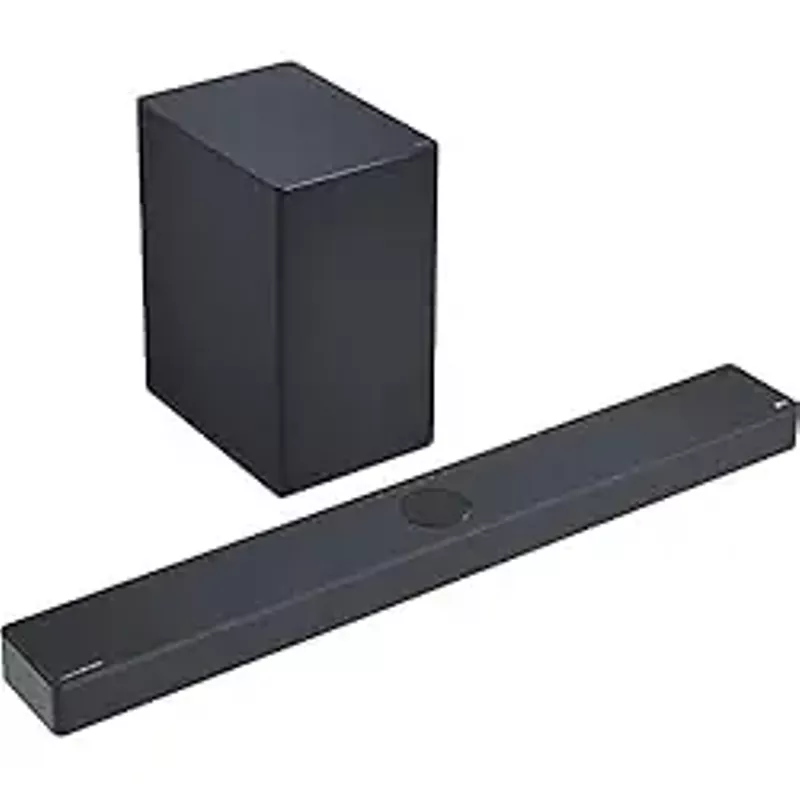 LG - 3.1.3 Channel SC9S Soundbar with Wireless Subwoofer, Dolby Atmos, DTS:X, IMAX Enhanced and WOW Orchestra - Black