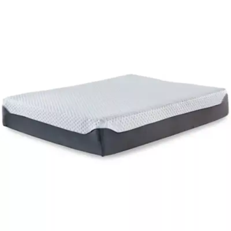 White/Blue 12 Inch Chime Elite Twin Mattress/ Bed-in-a-Box