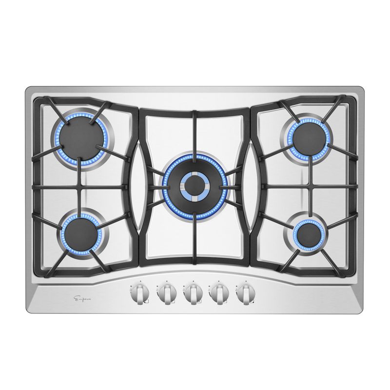 2 Piece Kitchen Appliances Packages Including 30" Gas Cooktop and 30" Under Cabinet Range Hood - 30"
