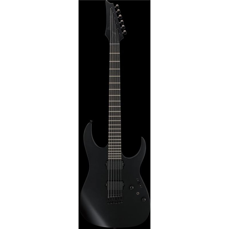 Ibanez RG Iron Label Series RGRTB621 Electric Guitar, Black Flat