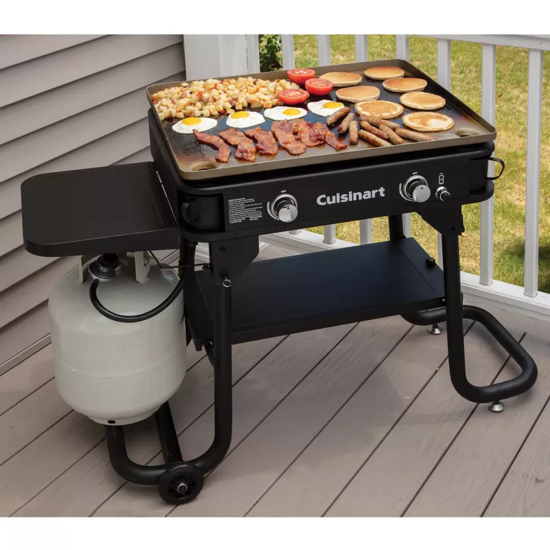 Cuisinart - 28" Outdoor Two Burner Gas Griddle