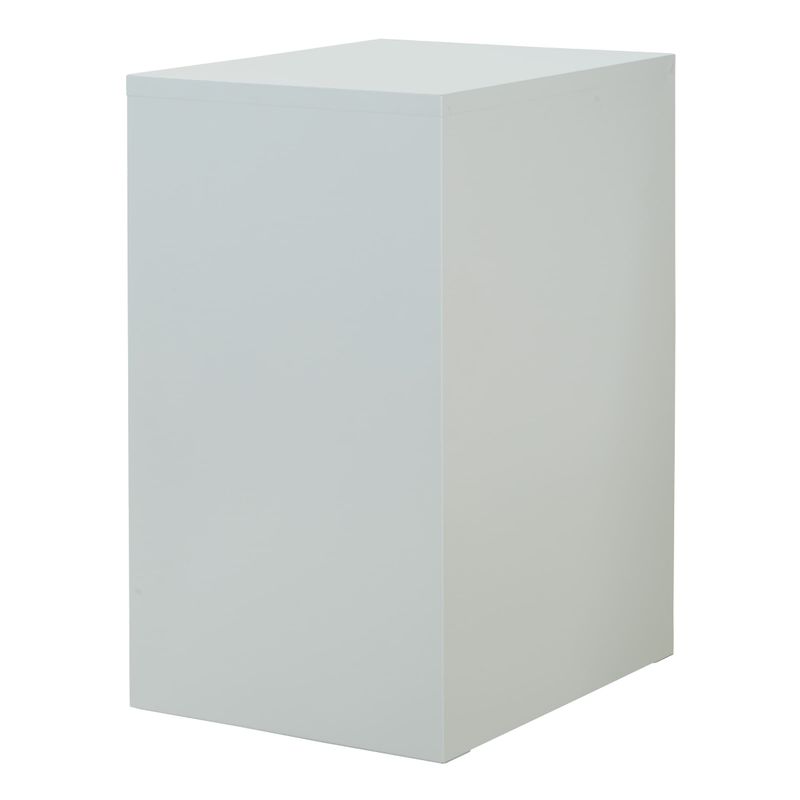 Metal File Cabinet - Grey w/Casters