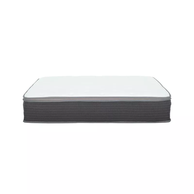 Equilibria 10 in. Medium Memory Foam & Pocket Spring Hybrid Bed in a Box Mattress, Cal King