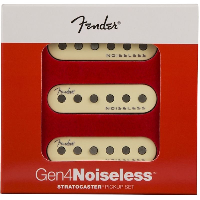 Fender Gen 4 Noiseless Stratocaster Pickups Set Of 3 Aged White