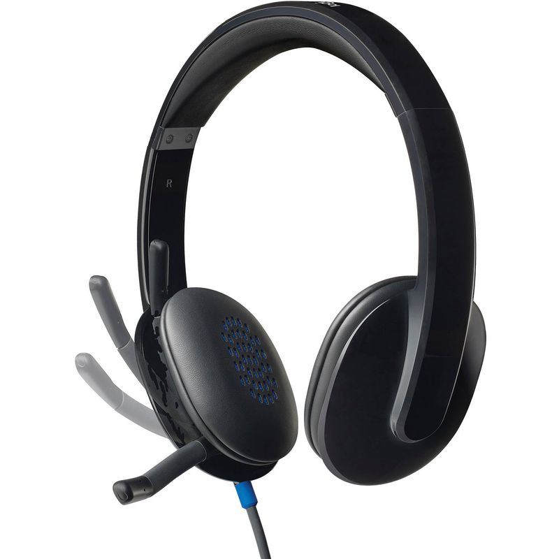 Angle Zoom. Logitech - H540 Wired On-Ear Headset - Black