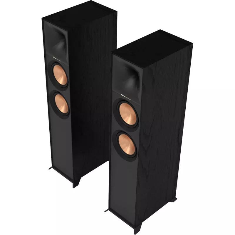 Klipsch - Reference Series Dual 6-1/2" 400-Watt Passive 2-Way Floor Speaker (Each) - black