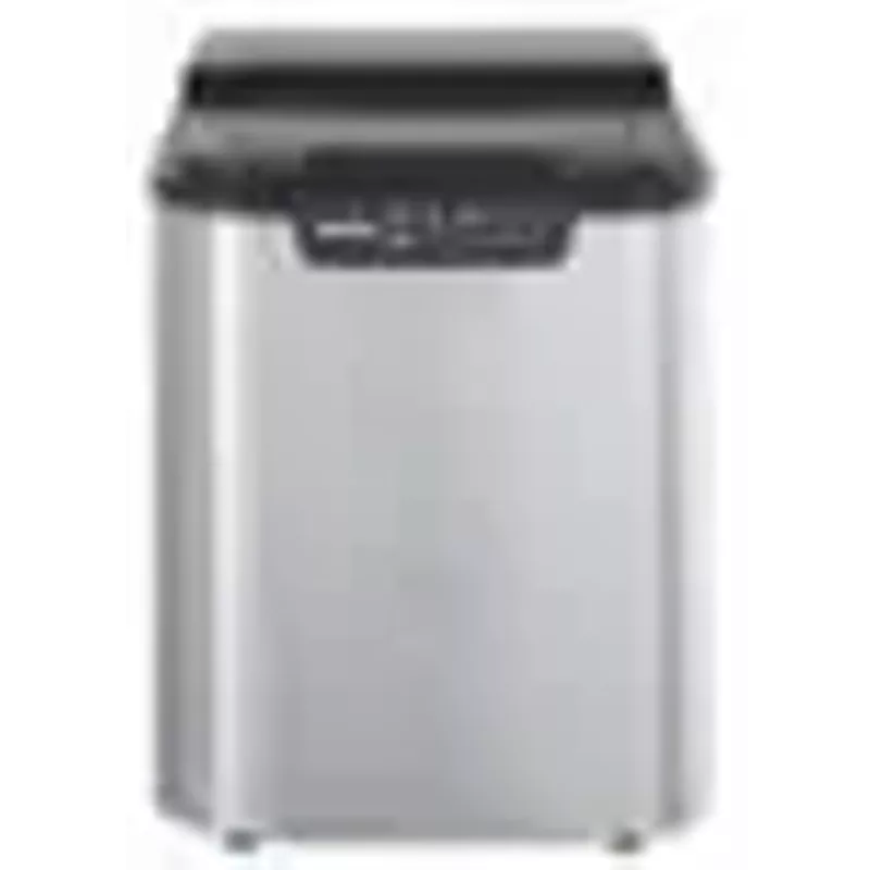 Danby - 2 lb Countertop Ice Maker - Stainless Steel