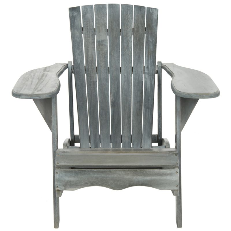 Safavieh Outdoor Living Mopani Adirondack Ash Grey Acacia Wood Chair