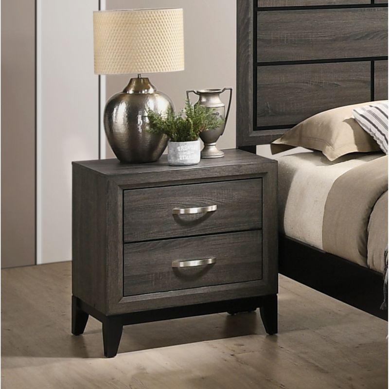 Stout Panel Bedroom Set with Bed, Dresser, Mirror, Night Stand - Queen