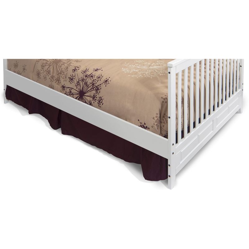 Child Craft Twin Size Bed Rails in Matte White - Matte White
