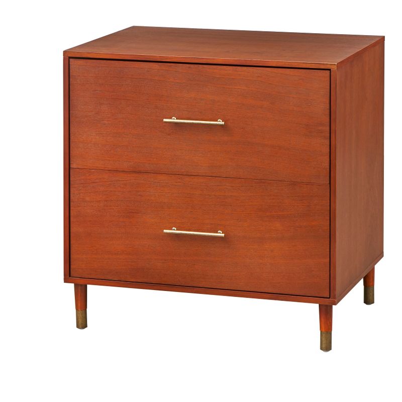 Simple Living Margo Lateral Filing Cabinet - Walnut