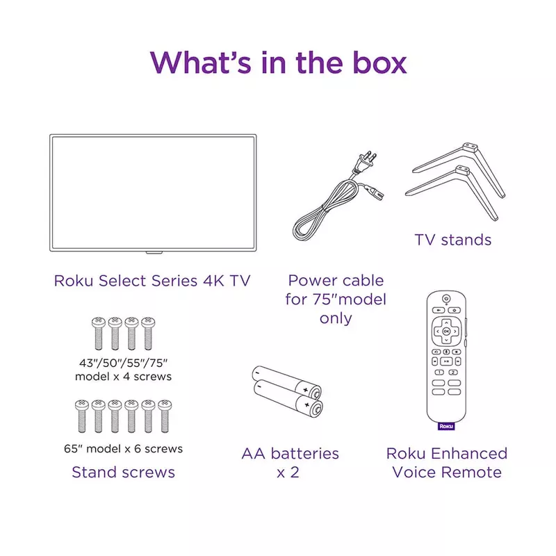 Roku - 50" Class Select Series 4K Smart RokuTV