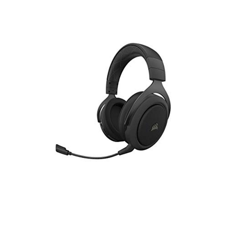 Corsair HS70 Pro Wireless Gaming Headset - 7.1 Surround Sound Headphones for PC - Discord Certified - 50mm Drivers - Carbon