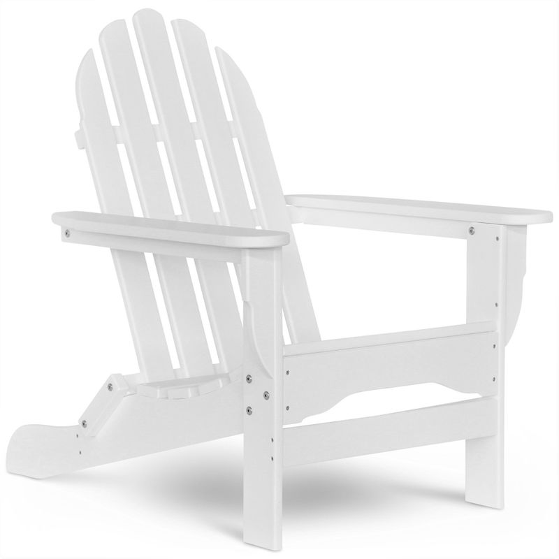 Halifax Recycled Plastic Outdoor Adirondack Chair by Havenside Home - Black