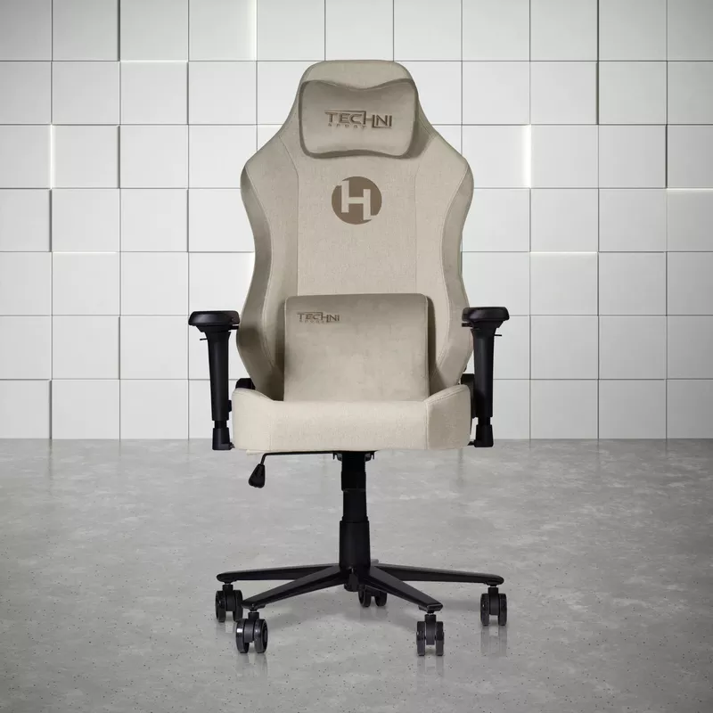 Fabric Gaming Chair, Beige