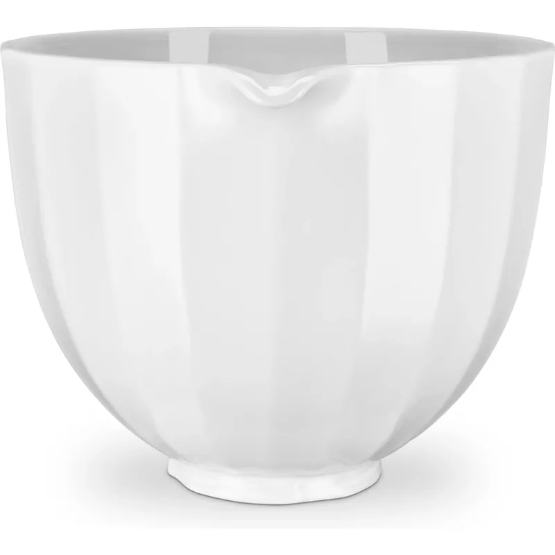 KitchenAid 5-Qt. Ceramic Bowl for Tilt-Head Stand Mixers, White Shell