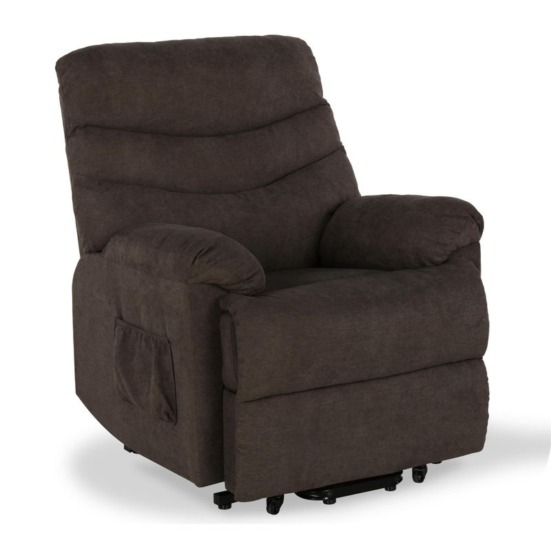 Copper Grove Verviers Chenille Power Lift Recliner - Brown