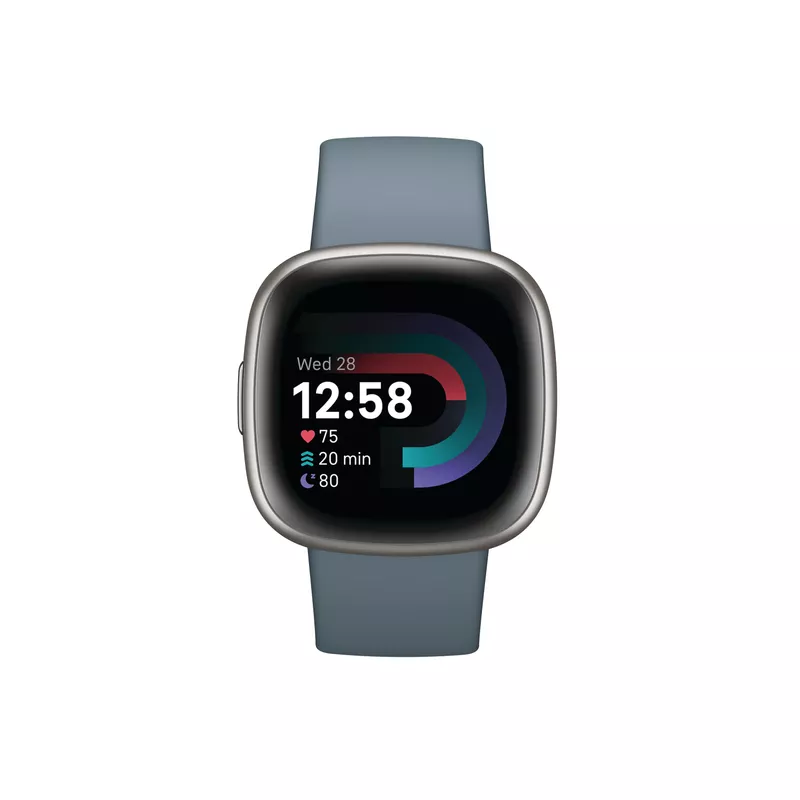 Fitbit - Versa 4 Fitness Smartwatch - Platinum