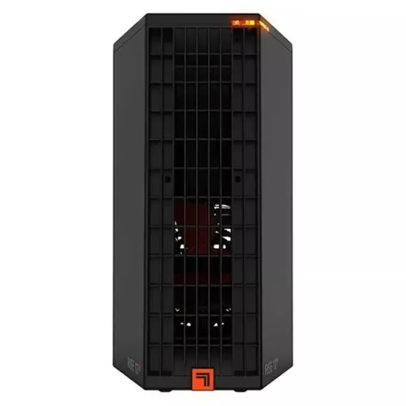 Sharper Image - RISE 12H Tower Space Heater - Black