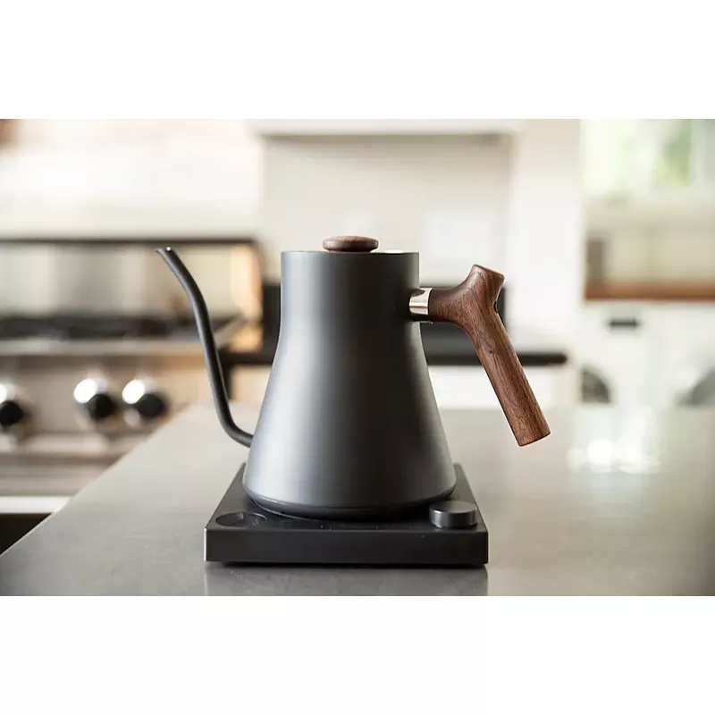 Fellow - Stagg EKG Electric Pour-Over Kettle - Matte Black + Walnut