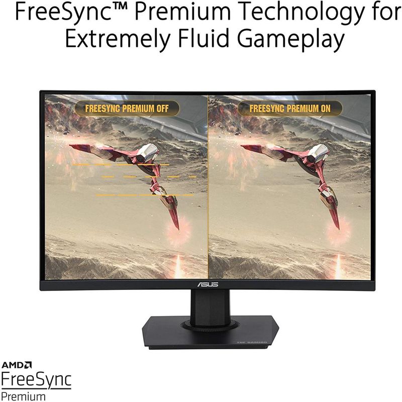 ASUS TUF VG24VQE 23.6" 16:9 Full HD 165Hz VA LCD Gaming Monitor with Adaptive-Sync/FreeSync