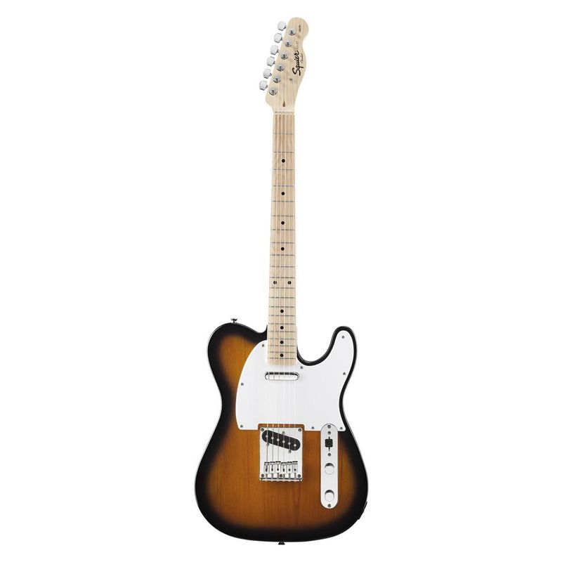 Squier Affinity Series Telecaster Electric Guitar, Maple Fingerboard, 2-Color Sunburst
