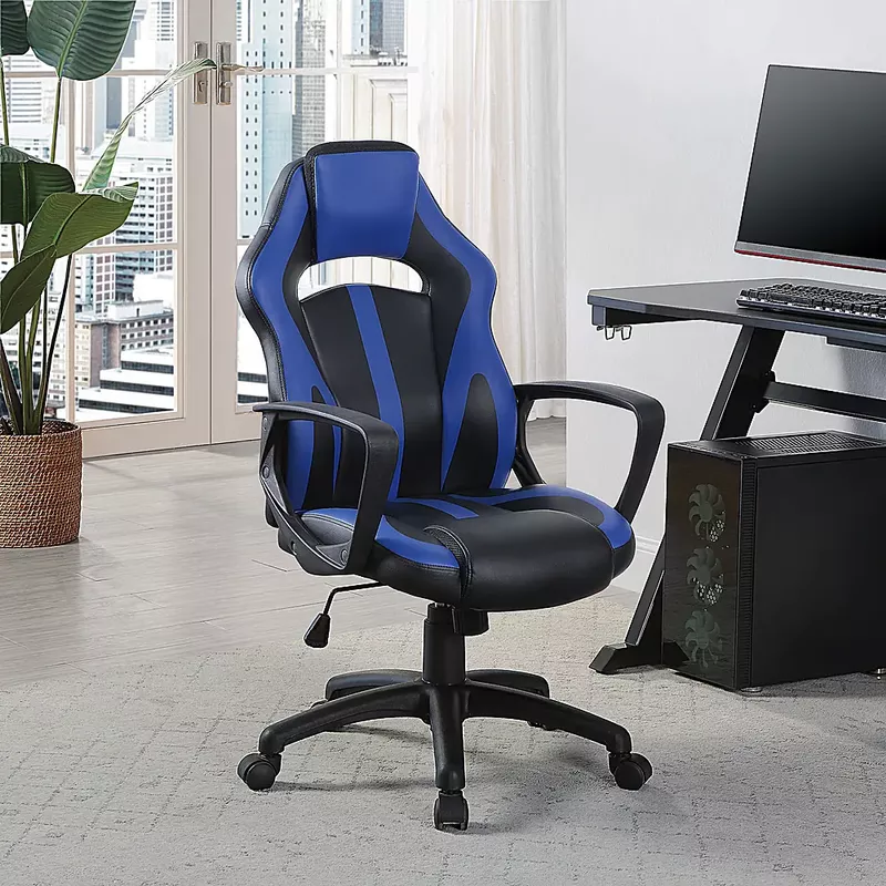 OSP Home Furnishings - Influx Gaming Chair - Blue