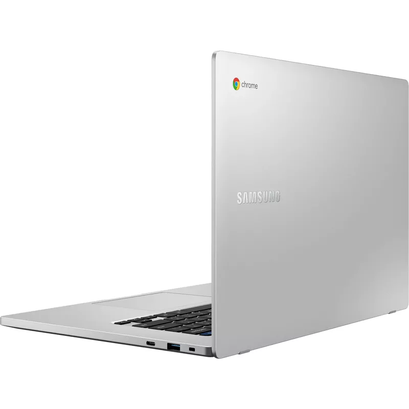 Samsung - 15.6" Chromebook - Intel Celeron - 4GB Memory - 64GB eMMC Flash Memory - Platinum Titan