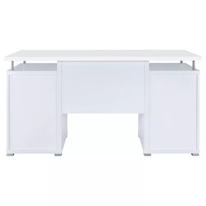 Tracy 2-drawer Computer Desk White