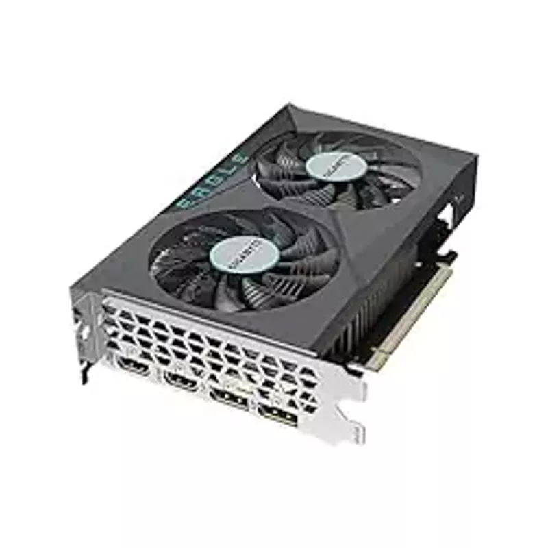 GIGABYTE GeForce RTX 3050 Eagle OC 6G Graphics Card, 2X WINDFORCE Fans, 6GB GDDR6 96-bit GDDR6, GV-N3050EAGLE OC-6GD Video Card