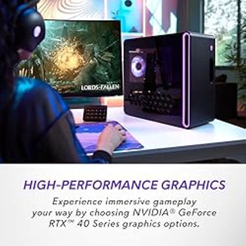 Alienware Aurora R16 Gaming Desktop - Intel Core i9-13900F, 32GB DDR5 RAM, 1TB SSD + 1TB HDD, NVIDIA GeForce RTX 4070 12GB GDDR6X...