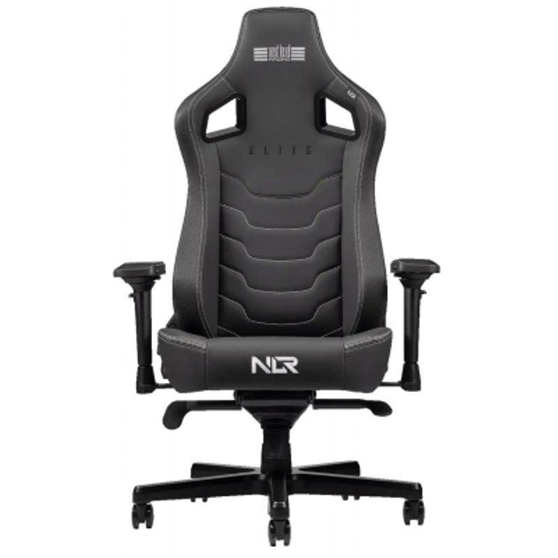 Next Level Racing Black Elite Gaming Chair Leather Edition