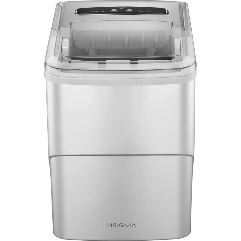 Insignia™ - 26 Lb. Portable Ice Maker with Auto Shut-Off - Silver