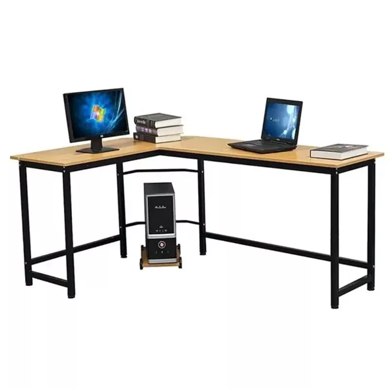 Porch & Den Broad L-shaped Computer/ Gaming/ Laptop Home Corner Office Desk - Black